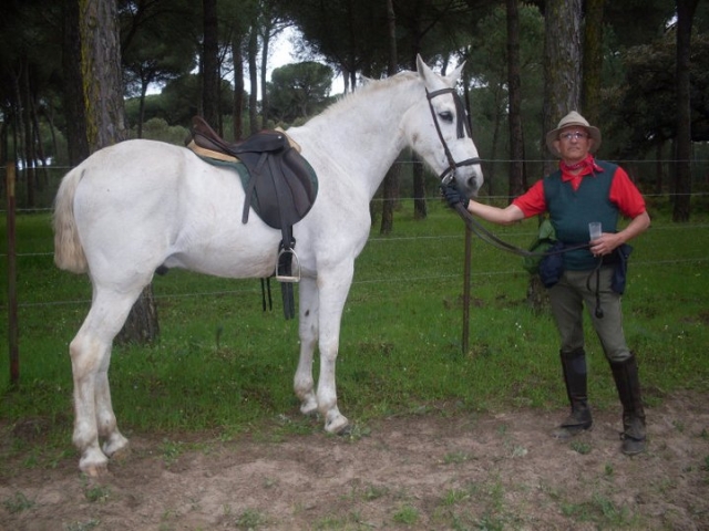 con el caballo